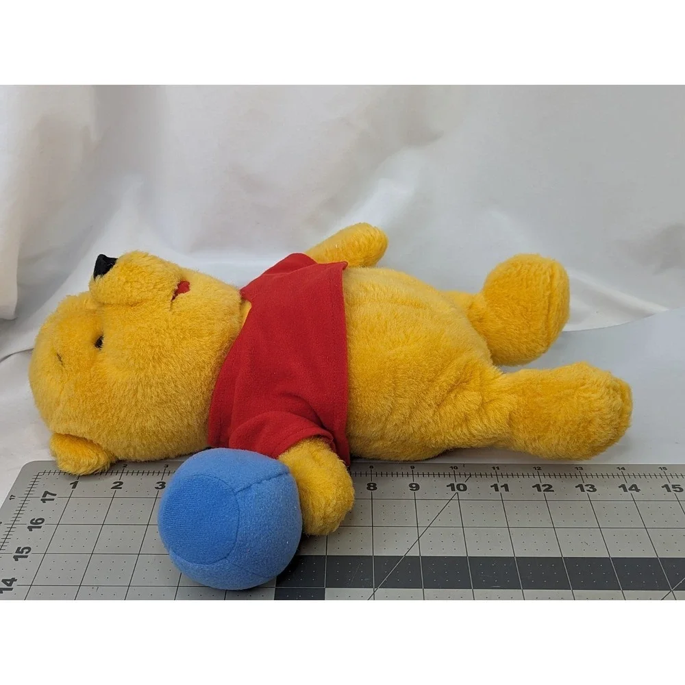 Mattel Winnie the Pooh Plush Blue Honey Pot 13 Inch Stuffed Animal‎ Toy